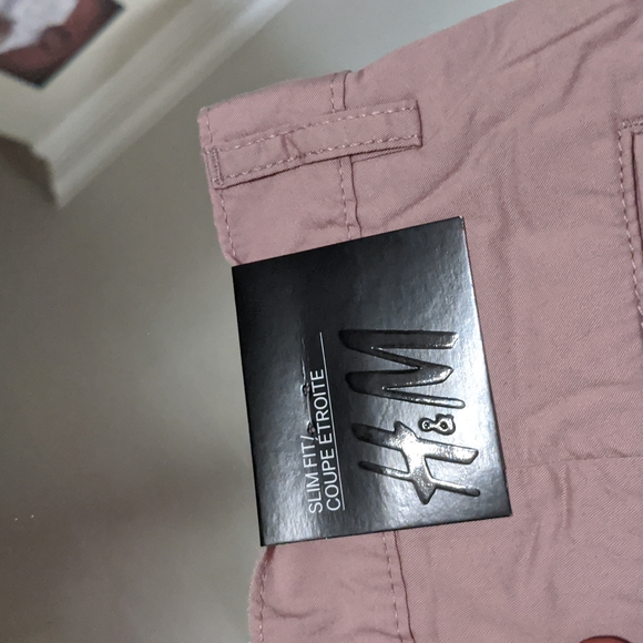 H&M Shorts Hm Mens Slim Fit Coupe Etroite Shorts Slate Poshmark